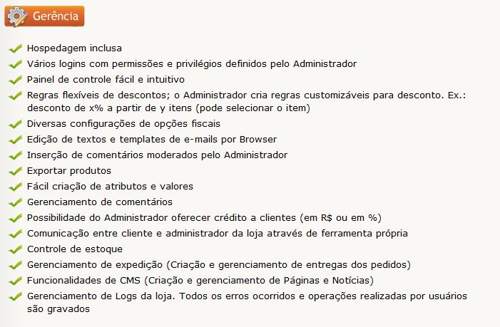 Melhor Loja Web - Sistema de Loja Virtual