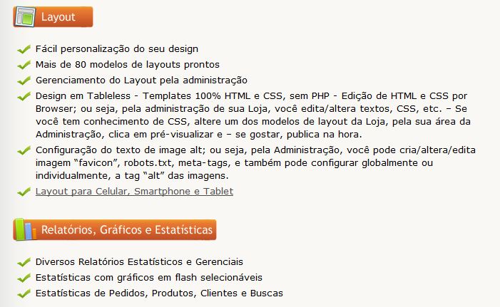 Melhor Loja Web - Sistema de Loja Virtual